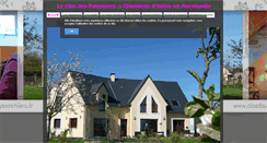 Desktop Screenshot of closdespommiers.fr